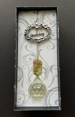 Eternity Crystal Wishing Thread “GRANDMA” With Crystals Sun Catcher NIB