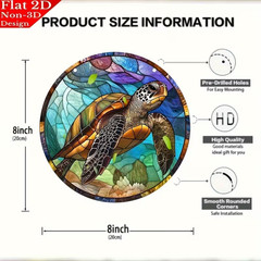 Beautiful Sea Turtle Suncatcher – SALE HELPS DOGS & CATS!