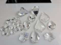 Crystal Suncatcher Pendant Kit -Set A, Prisms for suncatchers jewelry craft 30pc