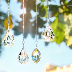 10pcs Sun Catcher Chains for Pendant Prisms, 18.11″ Suspension Hook, DIY Decor