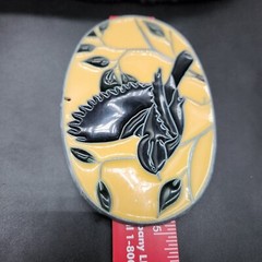 Vintage Resin Sun Catcher Magpie Soaring Good Luck And Fortune