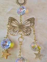 Butterfly Crystal Sun Catcher Reflector For Home And Garden