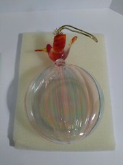 Hummingbird Glass Suncatcher Ornament – Gift Collection NIB