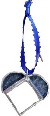 Handmade Leaded Small Bevel Heart Stained Glass Suncatcher Ornament Clear Blue