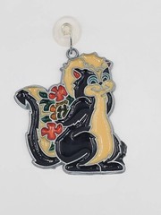 Vintage Stained Glass Sun Catcher Skunk Hanging Window Cling Decoration Cute