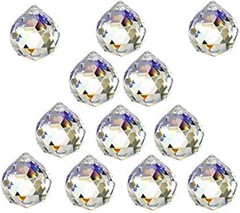 Elegant 12-Piece Crystal Ball Prisms – Ideal for Feng Shui & Decor