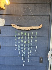 Sea Glass Driftwood Hanging WindChime