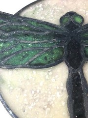 Handmade Large Acrylic Dragonfly Sun catcher/wall Hanger. 13.5” Wide. 11.5” Tall