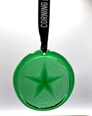 Corning Museum Of Glass Green Glass Sun Catcher Hanger