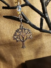 Tree Of Life With Hearts Suncatcher Glass Beads, Flower, Peace, Tranquility