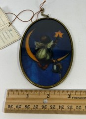 Via Vermont Art Catchers Holiday Sun Catcher 1995 Enesco Preowned