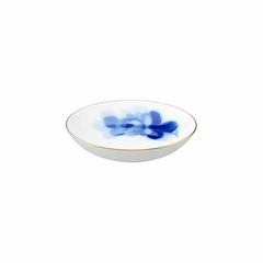 Ookura Touen Blue Rose 14cm fruit plate 35H8211 From Japan