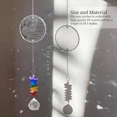 Sympathy Suncatcher Ornament Memorial Gift for Loss of Loved One & Pet