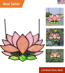 Charming Lotus Flower Stained Glass Decor – A Thoughtful Mother’s Day Gift