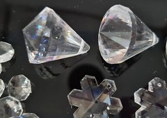 Crystal Suncatcher Pendant Kit -Set A, Prisms for suncatchers jewelry craft 30pc