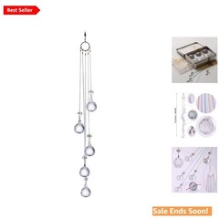 Crystal Heart Prism Suncatcher for Home and Garden Bright Rainbows in Clear