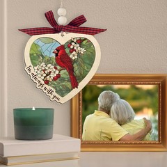 Memorial Cardinal Suncatcher Ornament – Sympathy Gifts for Loss of Loved One, Tr