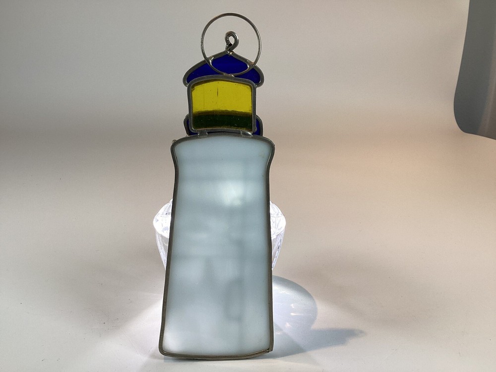 Lighthouse Nautical Stained Glass Suncatcher Window Decoration