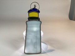 Lighthouse Nautical Stained Glass Suncatcher Window Decoration
