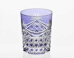 Mirror crystal Edo Kiriko Japanese-made rock glass old fashioned gl From Japan