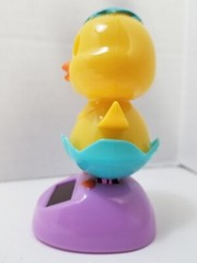 Solar Powered Dancing Easter Chick Egg Bird Hatched 4″ Cute Figure 2014 Works