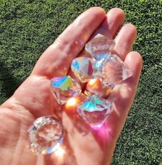 20mm crystal diamond ball suncatcher crystals, chandelier prism bead suncatchers