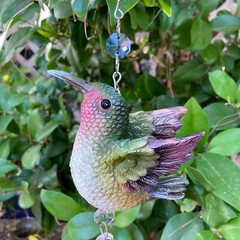 Crystal Sun Catcher, Resin Hummingbird, Rainbow Maker, Chandelier Prisms