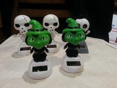 Solar Powered Bobble head Dancing Toys – Set Of 5 HALLOWEEN