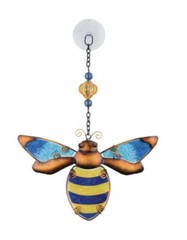 Stainglass suncatcher Window ornament￼ ￼￼ Wired Bumblebee Charm