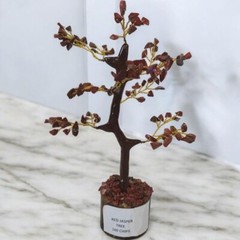 Red Jasper, Tree of Life, 100 Chips Stones | Unique Decor | Handmade |