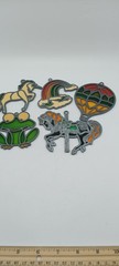 Lot Of 5 Vintage MCM Plastic Sun Catchers