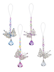 Ganz 3D Butterfly Sun Catcher 4 color Choices Purple, Clear, blue Pink Acry-489