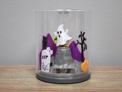 New Solar Powered Dancing Toy Bobblehead – Dome – Halloween GHOST In Graveyard