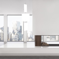 MODcast White Mobile | Mid Century Modern Kinetic Art Mobiles + Room Dividers