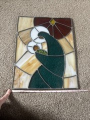 Stained Glass of Mary and Baby Jesus