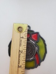 Vintage United States Congress Red & Green Wreath Ornament Suncatcher