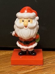 New 2020 Solar Powered Dancing Toy Bobblehead – Christmas Santa With Red Base