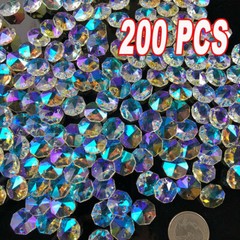10-100Pc US AB Rainbow CRYSTAL Lamp Prisms Chandelier Hanging Pendant SUNCATCHER