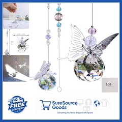 Rainbow Maker Hanging Suncatcher Butterfly Crystal Prism for Indoor Outdoor