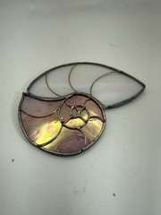 handmade nautilus shell suncatcher