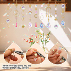 200 Pcs DIY Sun Catchers Making Kits Craft for Adults Crystal Suncatchers Suppli