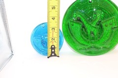 Set Of 3 VTG Holmegaard Michael Bang ~ Noah’s Ark Suncatchers ~ Studio Art Glass