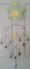 BEAUTIFUL SUN CATCHER MOBILE ~ 32″ x 12″ Multi-Colored ACRYLIC & METAL