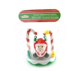 Solar Dancing Swinging Santa Noel Direct Light Or Natural Sun light USA Seller