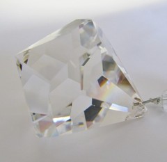 50mm Dreidel Suncatcher made with Swarovski Pastel Colours or any colour