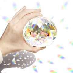 Crystal Suncatcher Prism Ball 80mm Rainbow Maker for Windows