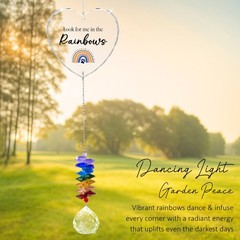 Memorial Glass Suncatcher for Pet Loss – Sympathy Gifts for Dog Owners