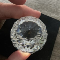 Swarovski 40mm Round Ball Sphere Crystal Clear Prism Suncatcher