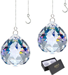 Suncatcher Crystals Ball Prism Window Rainbow Maker with Chain for Easy Hanging