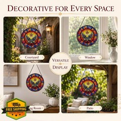 365RUSTIC Brothers Movie Stained Glass Sun Catcher 7.8 in